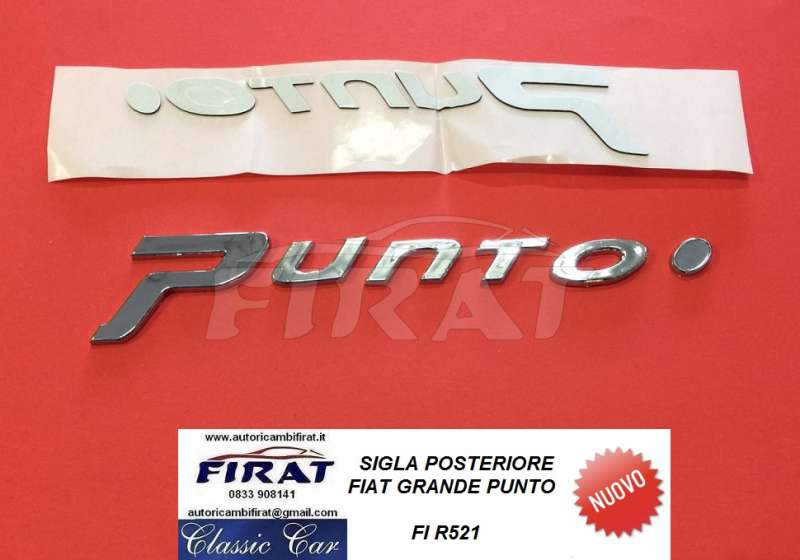 SIGLA FIAT GRANDE PUNTO POST. (R521)